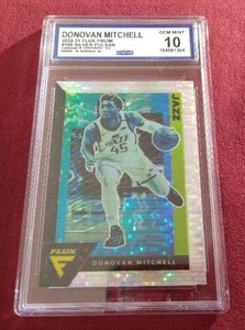 2020-21 Flux Prizm Silver Pulsar Donovan Mitchell - CCG 10
