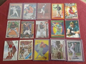 (15) Mixed Baseball Cards - ALL SuperstarsHOFers