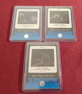 (3) 1994 Leaf Slideshow Cards - All HOFers