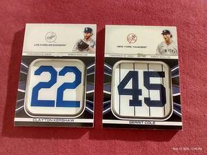 (2) Numbered Medallion Cards - Kershaw & Cole