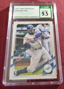2021 Topps Opening Day Mookie Betts - CSG 9.5