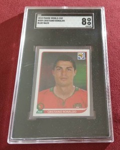 2010 Panini World Cup Christiano Ronaldo Blue Back - SGC 8