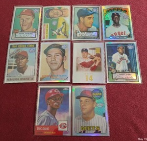 (10) Archives Refractor Cards - Old Stars & HOFers