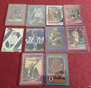 (10) Basketball Prizm Cards