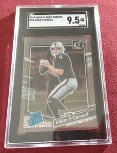 2023 Clearly Donruss Aidan OConnell Rated Rookie - SGC 9.5