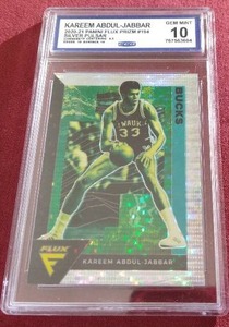 2020-21 Flux Prizm Silver Pulsar Kareem Abdul-Jabbar - CCG 10