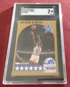 1990-91 Hoops Michael Jordan - SGC 7