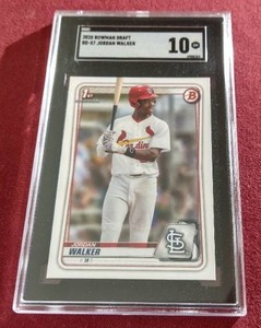 2020 Bowman Jordan Walker 1st Bowman - SGC 10
