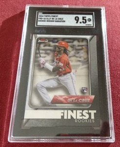 2024 Topps Finest Elly De La Cruz Rookie Variation - SGC 9.5