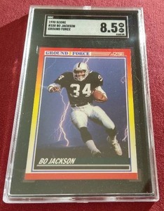 1990 Score Bo Jackson Ground Force - SGC 8.5