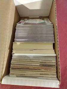 Box of Basketball & Soccer Cards
