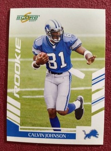 2007 Score Calvin Johnson Rookie Card