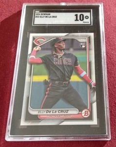 2024 Bowman Elly De La Cruz Rookie Card - SGC 10