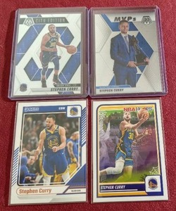 (4) Stephen Curry Cards