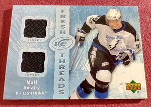 2007-08 Upper Deck Matt Smaby Jersey Rookie Card