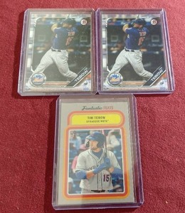 (3) Tim Tebow Minor League Baseball Cards
