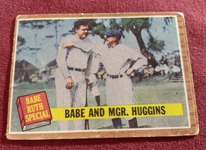 1962 Topps Babe Ruth Card