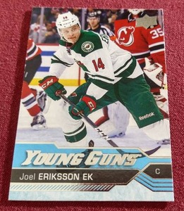 2016-17 Upper Deck Joel Eriksson Ek Young Guns Rookie Card