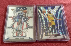 (2) LeBron James Cards - Includes Prizm