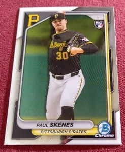 2024 Bowman Chrome Paul Skenes Rookie Card