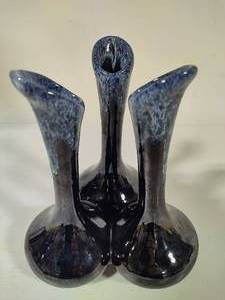 Van Briggle Art Pottery Triple Bud Vase