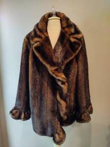Pamela McCoy Faux Fur Jacket (Sz 1X)