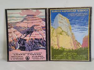 Retro National Parks Posters