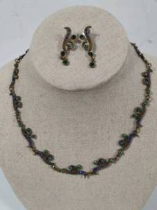 Sweet Romance Vintage Style Necklace & Earring Set
