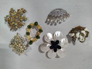 Lot of Asst Brooches