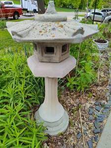 Cement Outdoor Pagoda Saturday Pick Up in Plymouth - See Removal Tab for Specifics