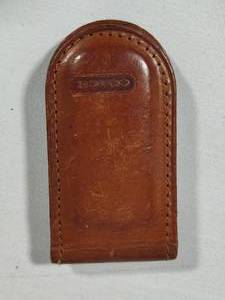 Coach Leather Money Clip