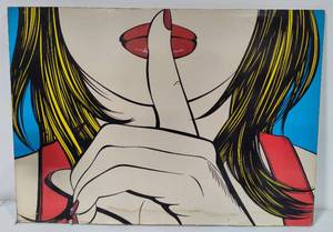 Shhhh Ikea Hangin Art