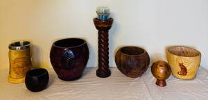 Hand Turned Wood Bowls and Art Pieces