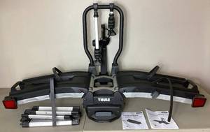 Thule Easyfold XT Bike Rack Model 903202 with Loading Ramp Model 933401 65 Max lbs. 1.25 Hitch