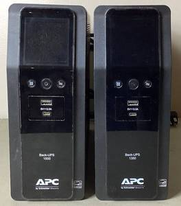Set of 2 APC Back-ups Tower Power Supply Units