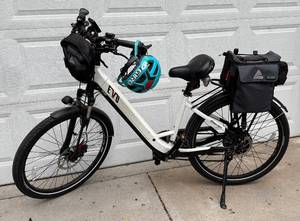 Evo Street Emotion BH eBike with Saddle Bag and Front Easy Access Bag & Two Sets of Keys