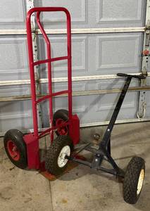 Heavy Duty Hand Truck with Loop Handle and Tool Shop Heavy Duty Trailer Dolly