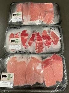 C - Pork Country Style Ribs 1 lb - 3-Pack, 100% Natural Pork
