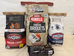 Dura Flame Log,3 bags Charcoal & Meat Blankets