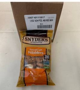 8x 3.5oz Snyders Sourdough Nibblers