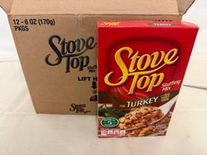 12x 6oz boxes Stove Top Stuffing-Turkey