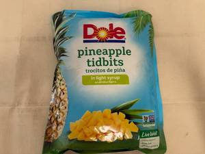 5lbs Dole Pineapple Tidbits