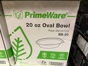 52 Primeware 20oz Oval Bowl