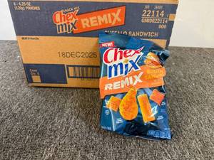 7x 4.25oz Chex Mix Remix-Buffalo Sandwich