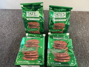 4x Tates Bake Shop Chocolate Toffee Cookies
