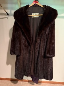 Daytons Fur Coat With Hood