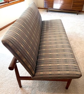 Vintage John Stuart Upholstered Bench