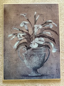 Framed Floral Vase Wall Art