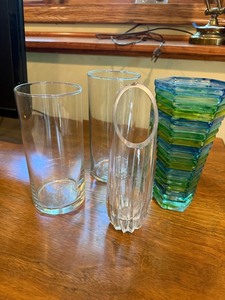Mixed Glass Vase Group