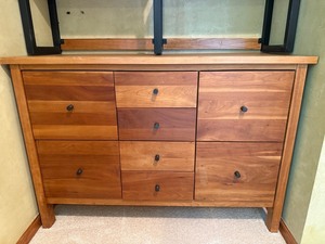 Solid Wood 6-Drawer Dresser
